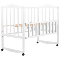Ліжко BabyRoom Зайченя ZL-101 відкидний бік білий