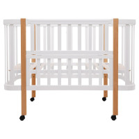 Ліжко Babyroom Місяць LU-1 білий / натуральний