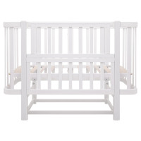 Ліжко Babyroom Місяць LU-2 маятник білий