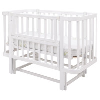 Ліжко Babyroom Місяць LU-2 маятник білий