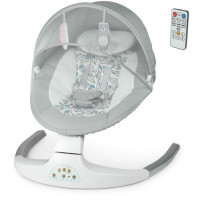 Заколисуючий центр ME 1074 MYLA Gray Mint Feathes