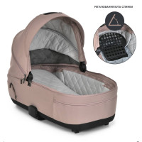Коляска універсальна 2в1 El Camino CHLOE ME 1191-1 Nougat Beige